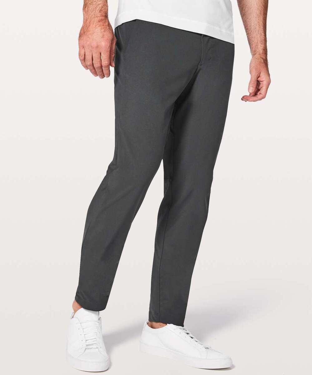 Lululemon Commission Pant Slim Warpstreme 34" Obsidian Gray Size 32